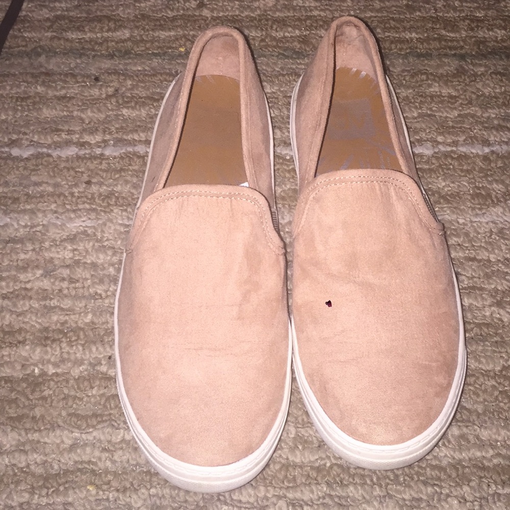 Velvet shoes.